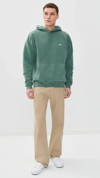 Obey Lowercase Pigment Hoodie Pigment Pine Needle | Thumbnail 5 Obey Lowercase Pigment Hoodie Pigment Pine Needle | Thumbnail 5