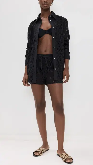 Solid & Striped The Nancy Shorts Noir | Thumbnail 5 Solid & Striped The Nancy Shorts Noir | Thumbnail 5