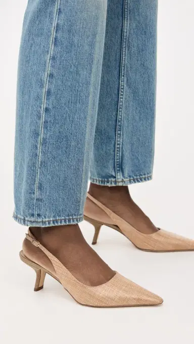 Sam Edelman Bianka Sling Pumps Buff Tan | Thumbnail 3 Sam Edelman Bianka Sling Pumps Buff Tan | Thumbnail 3