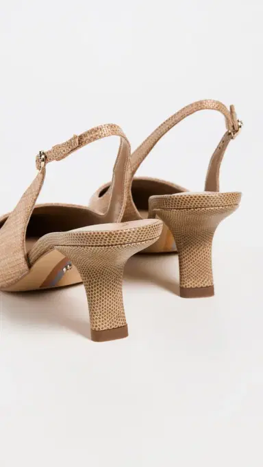 Sam Edelman Bianka Sling Pumps Buff Tan | Thumbnail 4 Sam Edelman Bianka Sling Pumps Buff Tan | Thumbnail 4