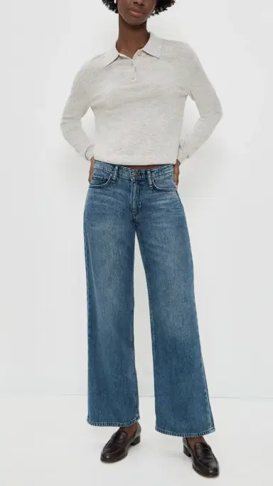 rag & bone Featherweight Cam Ankle Straight Jeans River | Thumbnail 5 rag & bone Featherweight Cam Ankle Straight Jeans River | Thumbnail 5