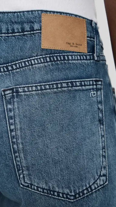 rag & bone Featherweight Cam Ankle Straight Jeans River | Thumbnail 6 rag & bone Featherweight Cam Ankle Straight Jeans River | Thumbnail 6