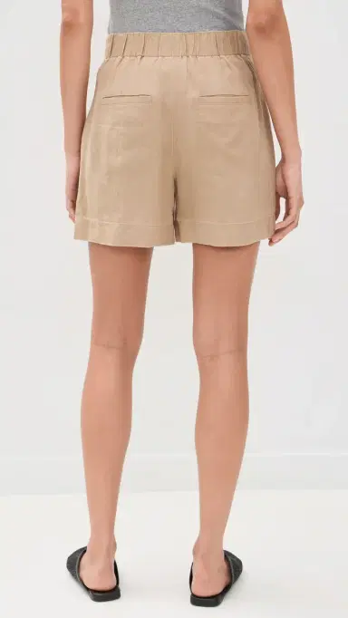 Vince Mid Rise Hemp Shorts Brulee | Thumbnail 3 Vince Mid Rise Hemp Shorts Brulee | Thumbnail 3