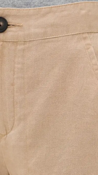 Vince Mid Rise Hemp Shorts Brulee | Thumbnail 6 Vince Mid Rise Hemp Shorts Brulee | Thumbnail 6