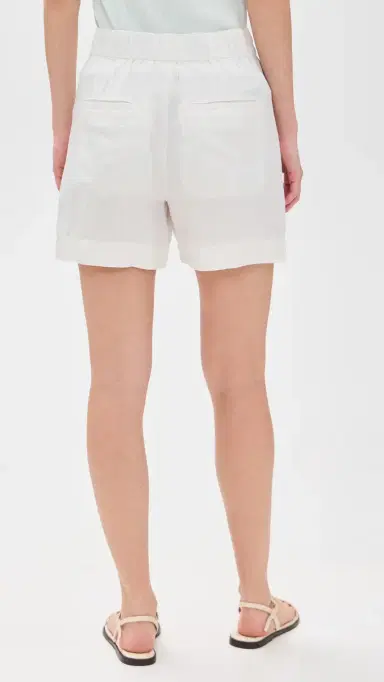 Vince Mid Rise Hemp Shorts Off White | Thumbnail 3 Vince Mid Rise Hemp Shorts Off White | Thumbnail 3