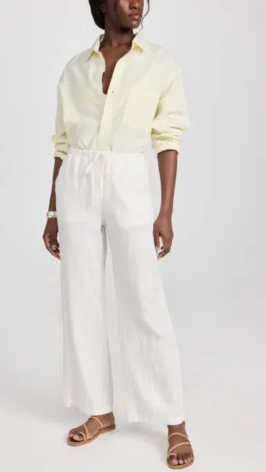 RAILS Emmie Linen Pants White | Thumbnail 5 RAILS Emmie Linen Pants White | Thumbnail 5