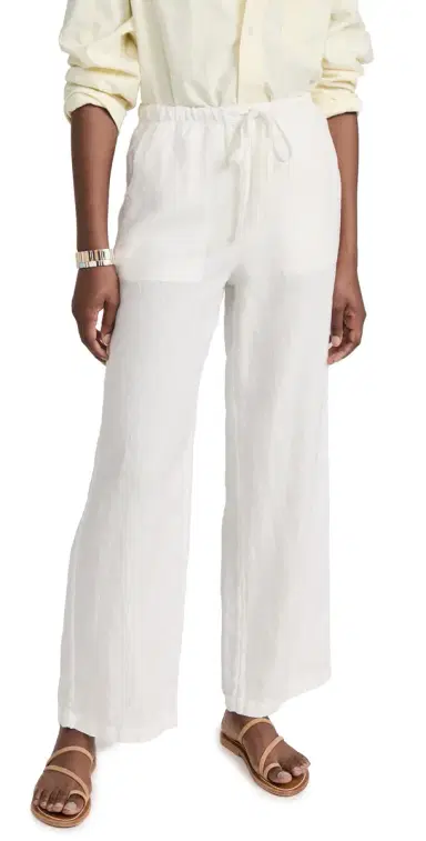 RAILS Emmie Linen Pants White | Thumbnail 1 RAILS Emmie Linen Pants White | Thumbnail 1