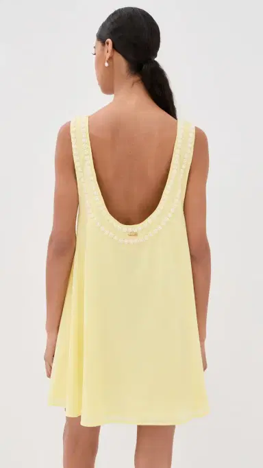 La Vie Style House Pearl Beaded Bra Mini Swing Dress | Thumbnail 3 La Vie Style House Pearl Beaded Bra Mini Swing Dress | Thumbnail 3