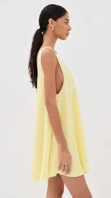 La Vie Style House Pearl Beaded Bra Mini Swing Dress | Thumbnail 4 La Vie Style House Pearl Beaded Bra Mini Swing Dress | Thumbnail 4
