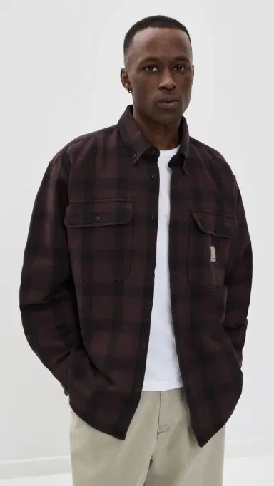 Carhartt WIP Long Sleeve Edmands Shirt Edmands Check/Natural/Palis | Thumbnail 2 Carhartt WIP Long Sleeve Edmands Shirt Edmands Check/Natural/Palis | Thumbnail 2