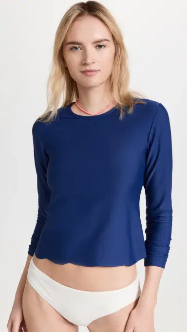 Cover Scallop Swim Tee Navy | Thumbnail 2 Cover Scallop Swim Tee Navy | Thumbnail 2
