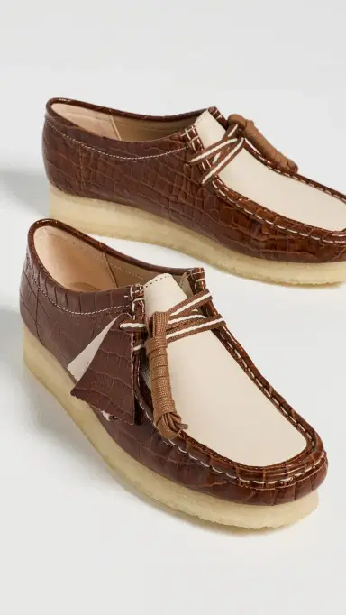 Clarks Wallabee Flats Tan Interest | Thumbnail 5 Clarks Wallabee Flats Tan Interest | Thumbnail 5