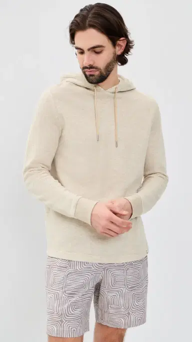 Fair Harbor Tailwind Hoodie Natural | Thumbnail 2 Fair Harbor Tailwind Hoodie Natural | Thumbnail 2