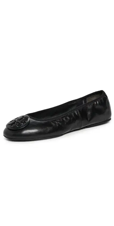 Tory Burch Reva Travel Ballet Flats Perfect Black / Perfect Black 5 | Thumbnail 1 Tory Burch Reva Travel Ballet Flats Perfect Black / Perfect Black 5 | Thumbnail 1
