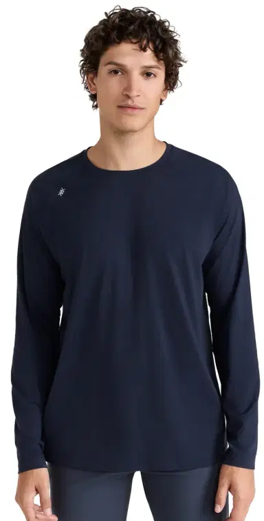 Rhone Reign Long Sleeve Tee True Navy | Thumbnail 1 Rhone Reign Long Sleeve Tee True Navy | Thumbnail 1