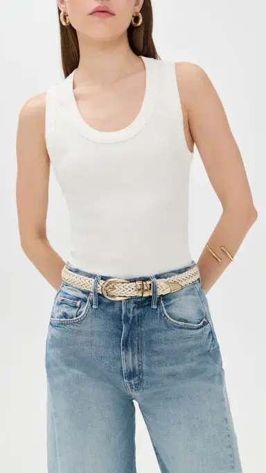 Madewell Woven Triple Metal Keeper Belt Vintage | Thumbnail 3 Madewell Woven Triple Metal Keeper Belt Vintage | Thumbnail 3