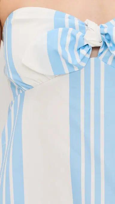 Posse Rosie Strapless Dress Nautical tripe | Thumbnail 6 Posse Rosie Strapless Dress Nautical tripe | Thumbnail 6