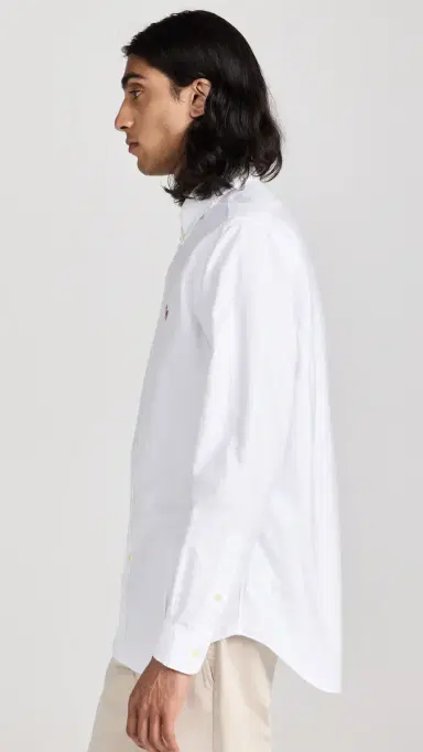 Polo Ralph Lauren Classic Fit Iconic Oxford Shirt White | Thumbnail 4 Polo Ralph Lauren Classic Fit Iconic Oxford Shirt White | Thumbnail 4