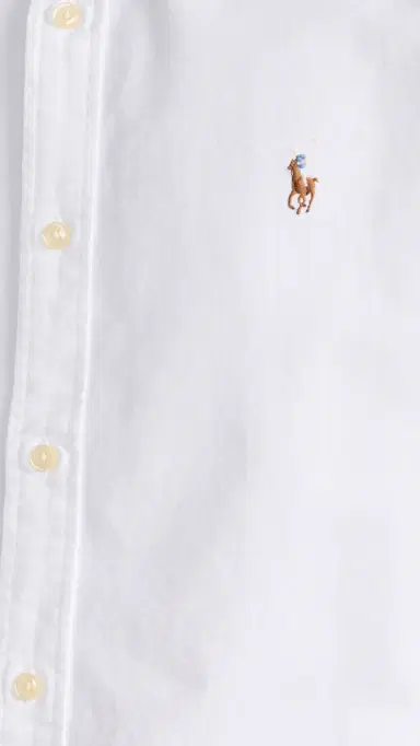 Polo Ralph Lauren Classic Fit Iconic Oxford Shirt White | Thumbnail 6 Polo Ralph Lauren Classic Fit Iconic Oxford Shirt White | Thumbnail 6