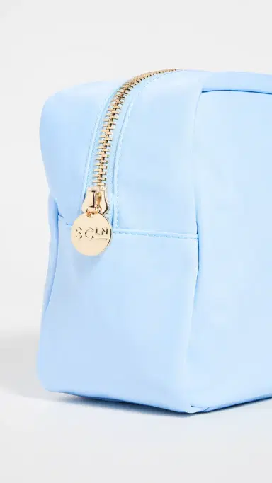 Stoney Clover Lane Classic Large Pouch Periwinkle One Size | Thumbnail 4 Stoney Clover Lane Classic Large Pouch Periwinkle One Size | Thumbnail 4