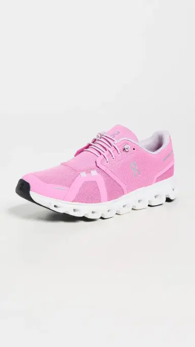 On Cloud Sneakers Raspberry/White | Thumbnail 2 On Cloud Sneakers Raspberry/White | Thumbnail 2
