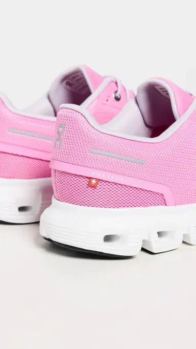 On Cloud Sneakers Raspberry/White | Thumbnail 4 On Cloud Sneakers Raspberry/White | Thumbnail 4