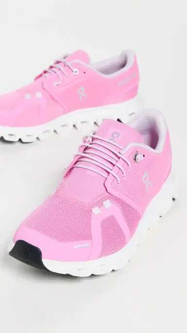 On Cloud Sneakers Raspberry/White | Thumbnail 5 On Cloud Sneakers Raspberry/White | Thumbnail 5