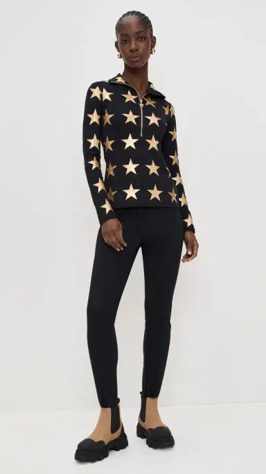 Goldbergh Lunaria Ski Pully Black/Gold | Thumbnail 5 Goldbergh Lunaria Ski Pully Black/Gold | Thumbnail 5