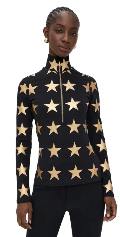 Goldbergh Lunaria Ski Pully Black/Gold | Thumbnail 1 Goldbergh Lunaria Ski Pully Black/Gold | Thumbnail 1
