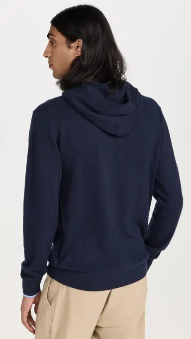 Greyson Koko Cashmere Blend Hoodie Sweater Maltese Blue | Thumbnail 3 Greyson Koko Cashmere Blend Hoodie Sweater Maltese Blue | Thumbnail 3