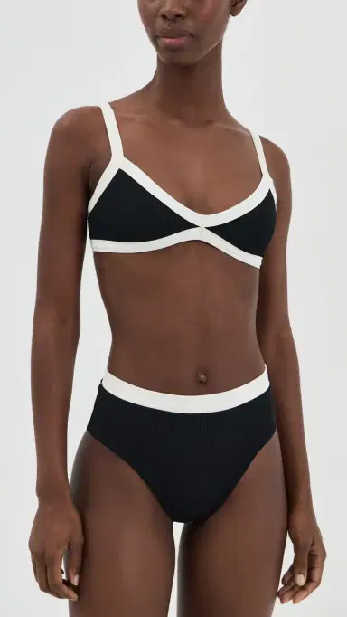 LSPACE Misha Classic Bikini Bottoms Black/Cream | Thumbnail 4 LSPACE Misha Classic Bikini Bottoms Black/Cream | Thumbnail 4