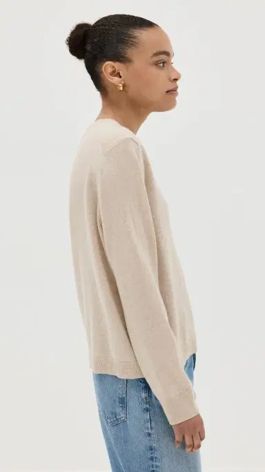 Jenni Kayne Flynn Cashmere Sweater Oatmeal | Thumbnail 4 Jenni Kayne Flynn Cashmere Sweater Oatmeal | Thumbnail 4