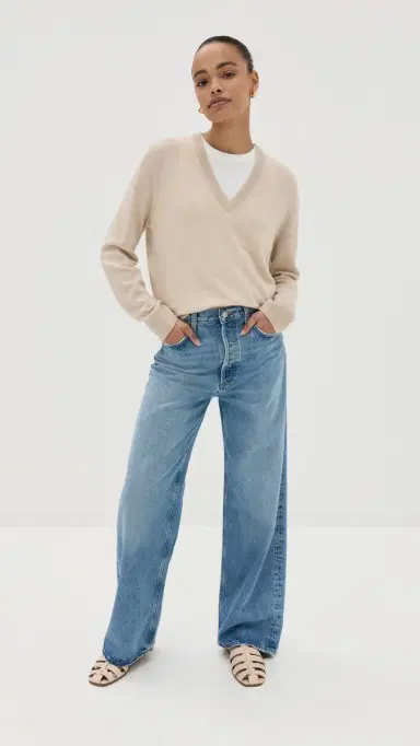 Jenni Kayne Flynn Cashmere Sweater Oatmeal | Thumbnail 5 Jenni Kayne Flynn Cashmere Sweater Oatmeal | Thumbnail 5