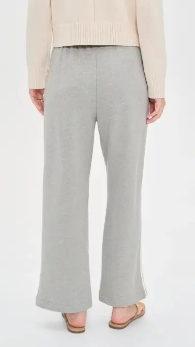 DONNI. The Eco-Terry Stripe Pants Heather Grey | Thumbnail 3 DONNI. The Eco-Terry Stripe Pants Heather Grey | Thumbnail 3