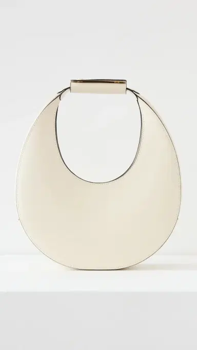 STAUD Moon Tote Bag Cream One Size | Thumbnail 2 STAUD Moon Tote Bag Cream One Size | Thumbnail 2