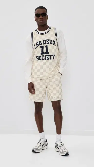 Les Deux Shawn Mesh Shorts 8 ight Sand | Thumbnail 5 Les Deux Shawn Mesh Shorts 8 ight Sand | Thumbnail 5