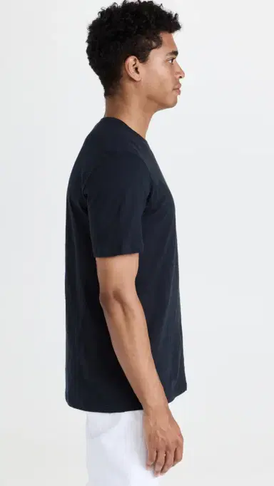 Theory Essential Cosmos Slub Cotton Tee Eclipse S | Thumbnail 4 Theory Essential Cosmos Slub Cotton Tee Eclipse S | Thumbnail 4