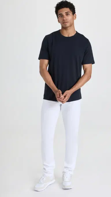 Theory Essential Cosmos Slub Cotton Tee Eclipse S | Thumbnail 5 Theory Essential Cosmos Slub Cotton Tee Eclipse S | Thumbnail 5