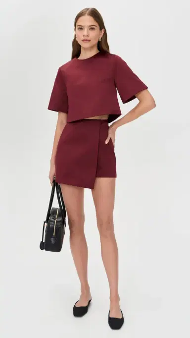 By Malene Birger Raye Skirt Cabernet | Thumbnail 5 By Malene Birger Raye Skirt Cabernet | Thumbnail 5