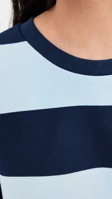 LE BOP Danica Crop Top Ice Blue/idnight | Thumbnail 6 LE BOP Danica Crop Top Ice Blue/idnight | Thumbnail 6