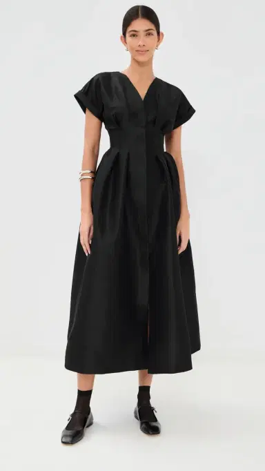 Kika Vargas Tsige Dress Black | Thumbnail 3 Kika Vargas Tsige Dress Black | Thumbnail 3