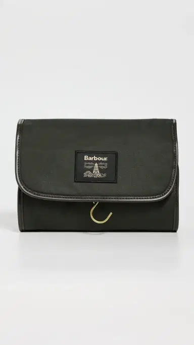 Barbour Wax Hanging Toiletry Bag | Thumbnail 2 Barbour Wax Hanging Toiletry Bag | Thumbnail 2