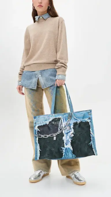 Acne Studios Logo Shoulder Tote Bag | Thumbnail 3 Acne Studios Logo Shoulder Tote Bag | Thumbnail 3