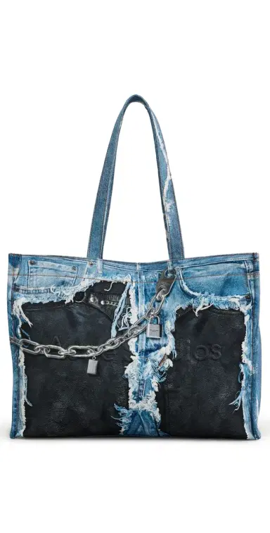 Acne Studios Logo Shoulder Tote Bag | Thumbnail 1 Acne Studios Logo Shoulder Tote Bag | Thumbnail 1