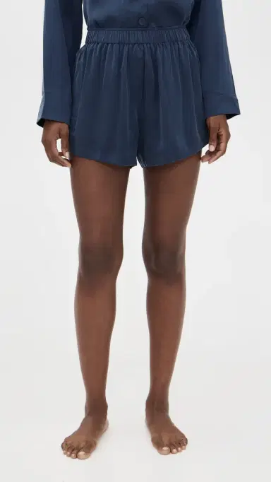Lunya Long leeve ilk Button Up horts et Deep Blue | Thumbnail 5 Lunya Long leeve ilk Button Up horts et Deep Blue | Thumbnail 5