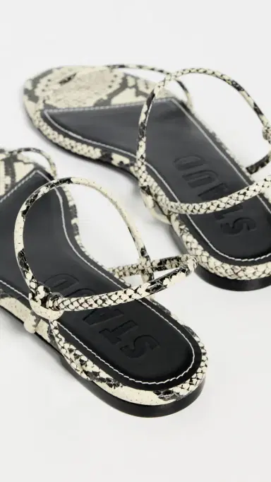 Staud Laurel Sandals White Snake 38 | Thumbnail 5 Staud Laurel Sandals White Snake 38 | Thumbnail 5