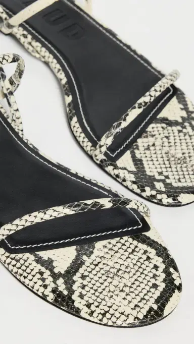 Staud Laurel Sandals White Snake 38 | Thumbnail 6 Staud Laurel Sandals White Snake 38 | Thumbnail 6