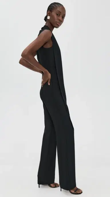 BLACK HALO Enola Jumpsuit Black | Thumbnail 4 BLACK HALO Enola Jumpsuit Black | Thumbnail 4