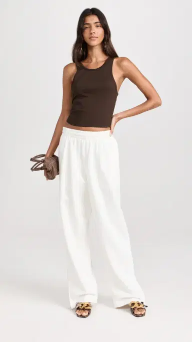 Cotton Citizen Verona Crop Tank Espresso | Thumbnail 5 Cotton Citizen Verona Crop Tank Espresso | Thumbnail 5