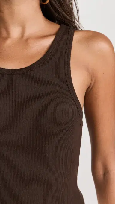 Cotton Citizen Verona Crop Tank Espresso | Thumbnail 6 Cotton Citizen Verona Crop Tank Espresso | Thumbnail 6